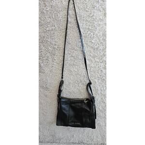 Ted Baker Leather Lined Travel Crossbody Purse‎ Bag Women Small Black